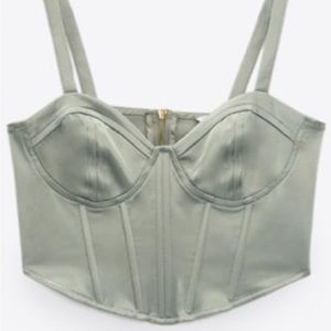 Zara corset top
